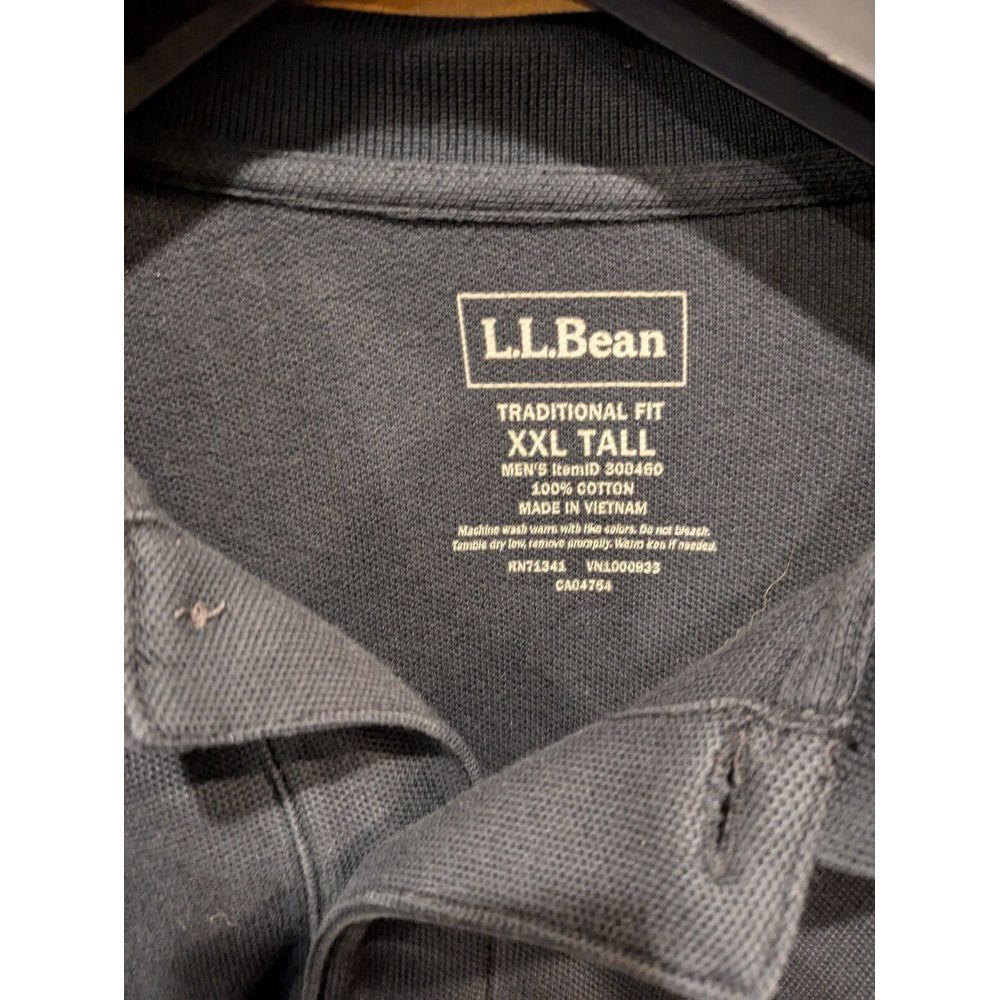 LL Bean Traditional Fit Mens XXLT 1xlt Long Sleeve  Cotton‎ Non-Shrink - Picture 3 of 3
